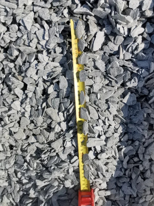 GREEN SLATE CHIPPINGS 40mm.DECORATIVE STONE AGGREGATES