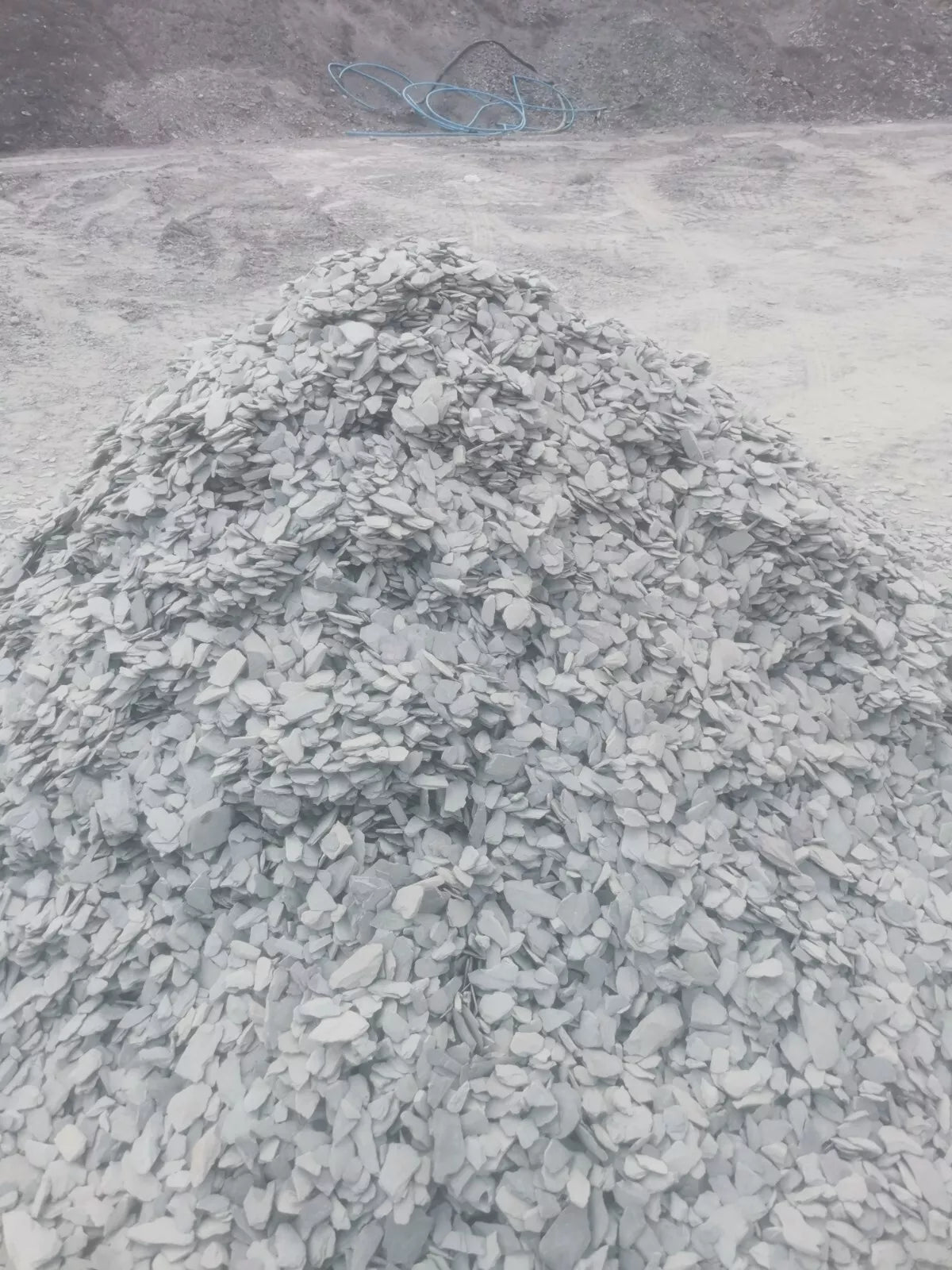 GREEN SLATE CHIPPINGS 40mm.DECORATIVE STONE AGGREGATES