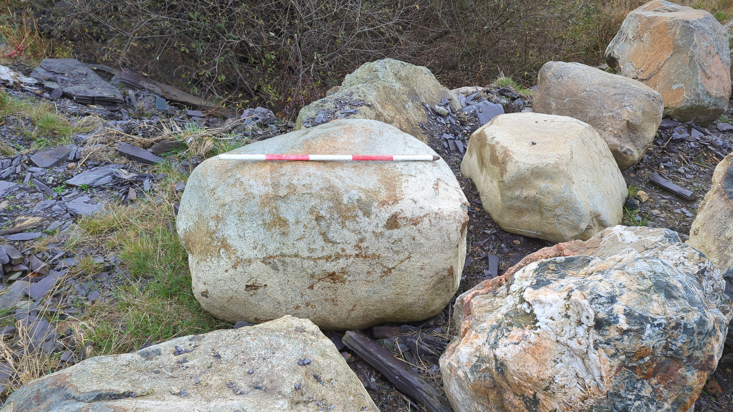 800kg - 1 tonne Large Glacial Boulders for Garden Features, Rockery Features, Water Features