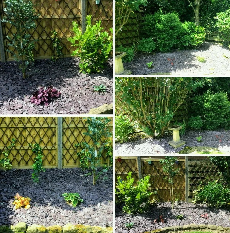PLUM SLATE CHIPPINGS 40mm DECORATIVE STONE AGGREGATES