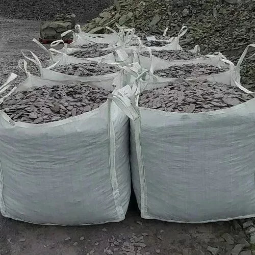 PLUM SLATE CHIPPINGS 40mm DECORATIVE STONE AGGREGATES