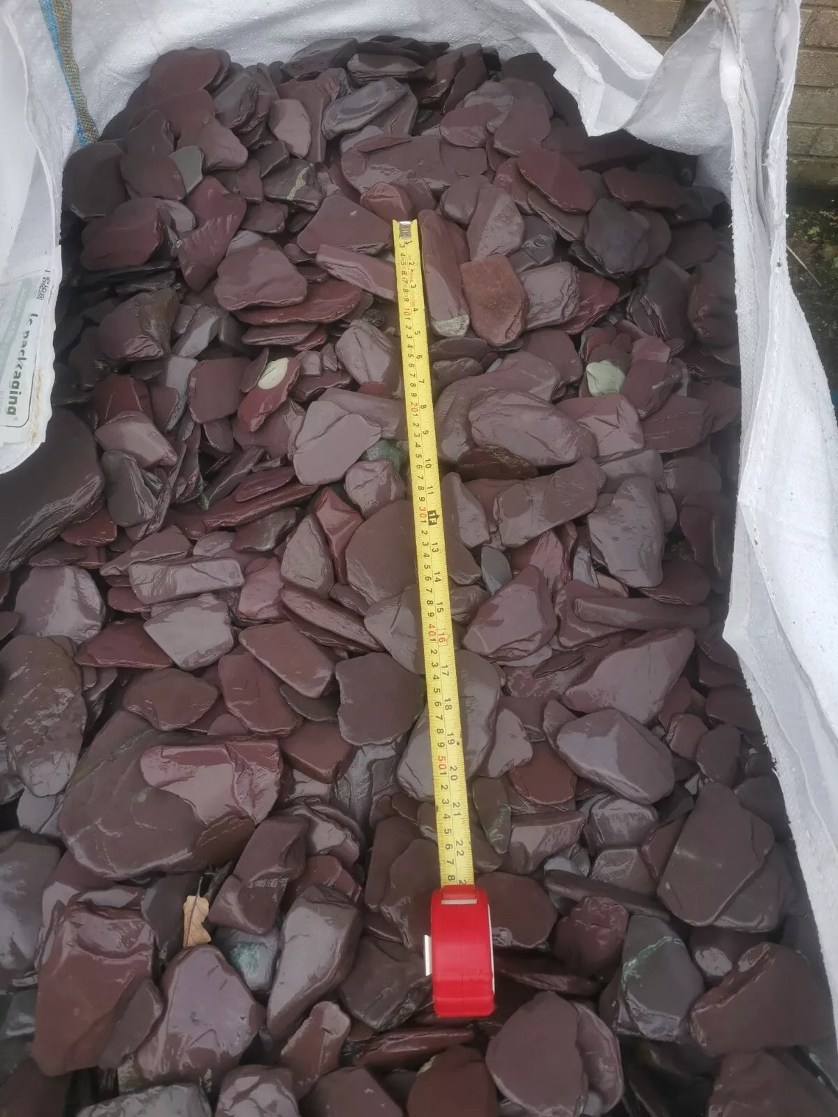 Plumb Tumbled Decorative Slate Paddle Stones