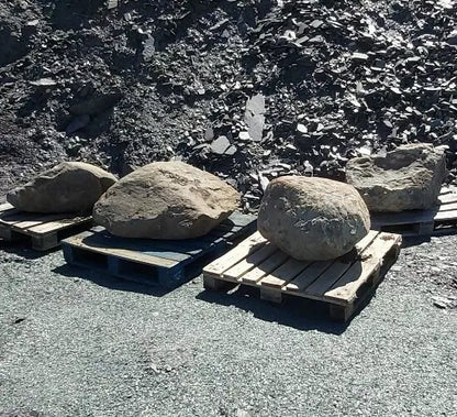 800kg - 1 tonne Large Glacial Boulders for Garden Features, Rockery Features, Water Features