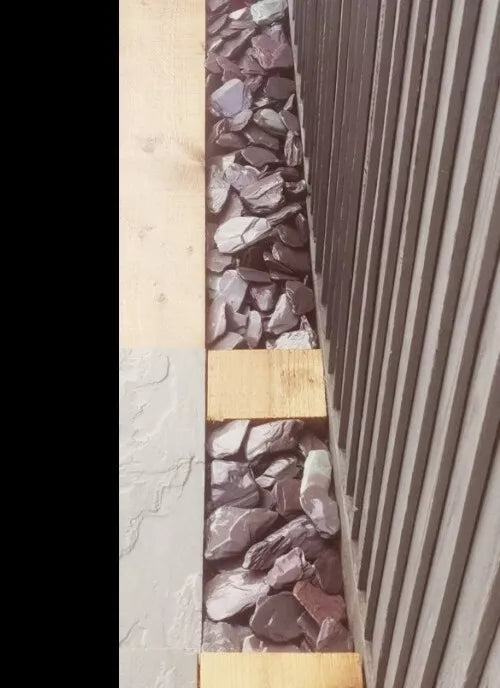 Plumb Tumbled Decorative Slate Paddle Stones