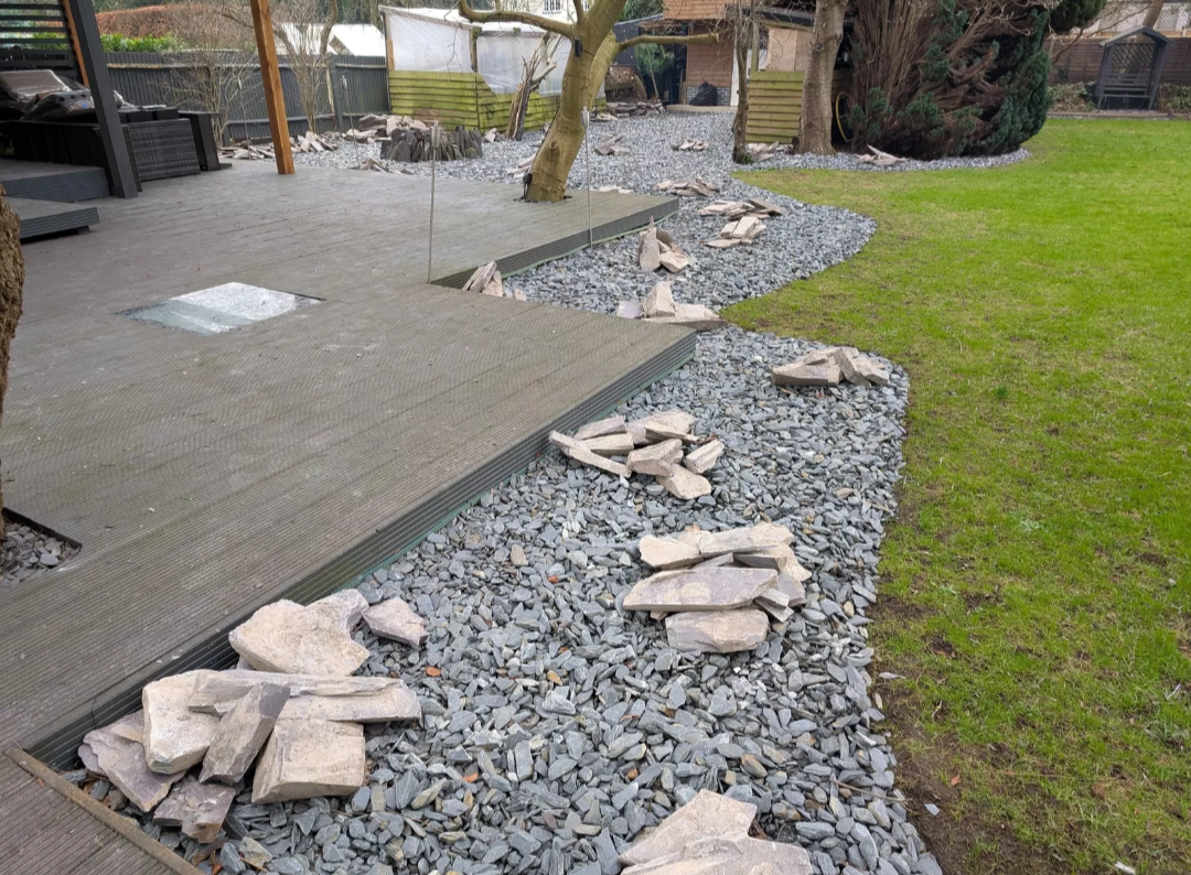 Plum / Purple Snowdonia Slate Rockery