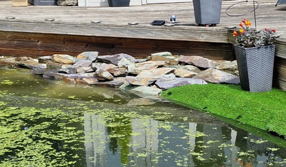 Rustic Snowdonia Slate Rockery - Purple Green and Rust Red